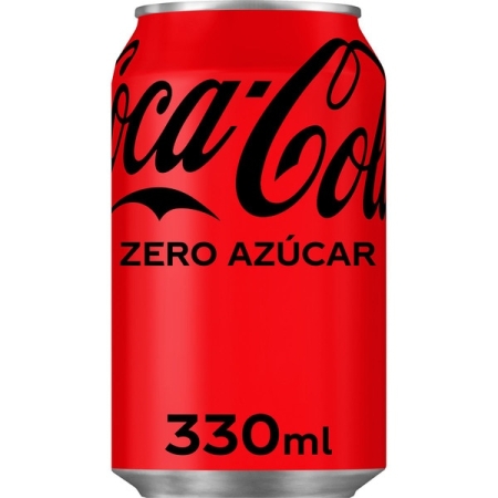 COCA COLA REFRESCO ZERO LATA 33 CC