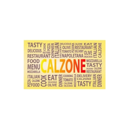 CAJA PIZZA CALZONE 28X17X17 CM PAK- 100 UNID