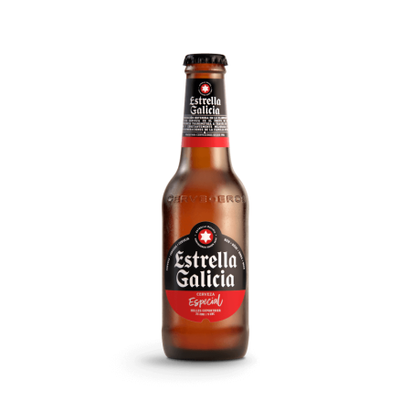 ESTRELLA GALICIA CERVEZA BOT. CRISTAL 0,25 ML PAK- 6