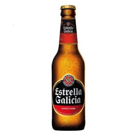 ESTRELLA GALICIA CERVEZA BOT. CRISTAL 33 CL