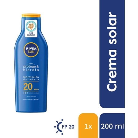 NIVEA SUN LECHE P & HIDRATA FP 20 200ML R/ 80422