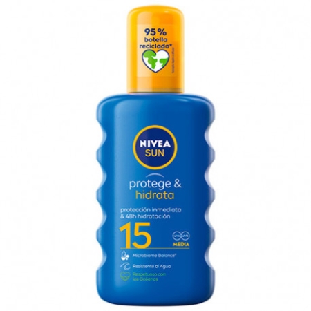 NIVEA SUN SPRAY LECHE P & HIDRATA FP 15 200ML R/ 80424