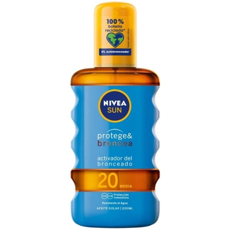 NIVEA SUN SPRAY ACEITE P & BRONCEA FP 20 200ML R/ 86037