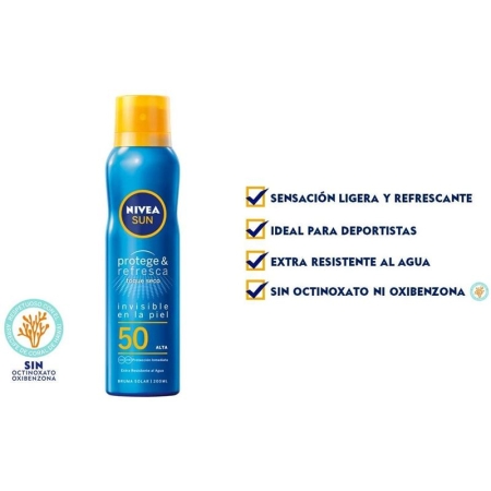 NIVEA SUN BRUMA LECHE P & REFRESCA FP 50 200ML R/ 80461