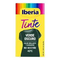 IBERIA TINTE ROPA VERDE OSCURO 40ºC