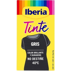 IBERIA TINTE ROPA GRIS 40ºC