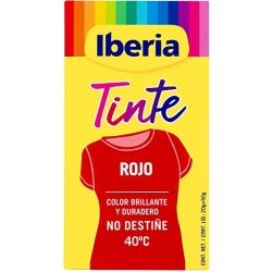 IBERIA TINTE ROPA ROJO 40ºC