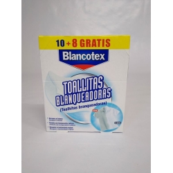 BLANCOTEX TOALLITAS BLANQUEADORAS 10+8 UNID (AM)