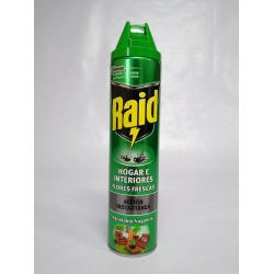 RAID INSECTICIDA HOGAR Y PLANTAS AEROSOL 600 ML