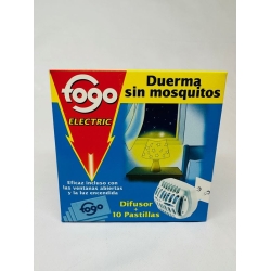 FOGO INSECTICIDA ELECTRICO APARATO PASTILLAS + REC (AM)