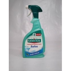 SANYTOL DESINFECTANTE BAÑO SIN LEJIA PISTOLA 750 ML