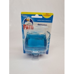 PATO WC LIMPIADOR GEL ACTIVO RECAMBIO AZUL 2 UNID