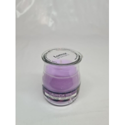 VELA VASO CRISTAL PERFUMADA YOGURT LAVANDA 