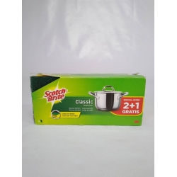 SCOTCH BRITE ESTROPAJO SALVAUÑAS VERDE 3X2