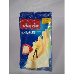 VILEDA GUANTES SENSIBLES T/ GRANDE (L)