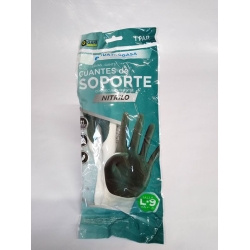 CUATRO GASA GUANTES SOP NITRILO VERDE T/ GDE (L)  Nº 9