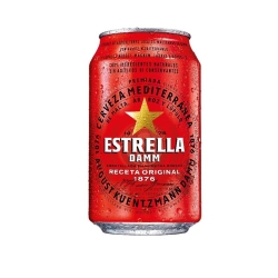 ESTRELLA DAMM CERVEZA LATA 33 CC