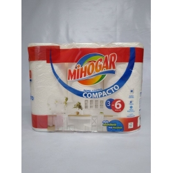 MIHOGAR ROLLO COCINA COMPACT 2 CAPAS 3 ROLLOS (AM)