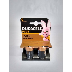 DURACELL PILAS ALCALINAS PLUS LR14 C BLISTER 2 UNID (EX)