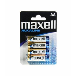 MAXELL PILAS ALCALINAS LR06 AA BLISTER 4 UNID