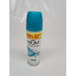 MUM DEO ROLLON OCEAN VERDE AZULADO 50 ML+50%