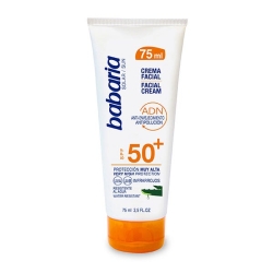 BABARIA SUN CREMA FACIAL ALOE F-50+ 75 ML R- 0564