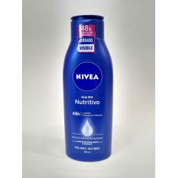 NIVEA BODY MILK NUTRITIVO AZUL 400 ML