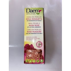 DAEN CERA DEPILAR PERLAS ROSA MOSQUETA 200 GR