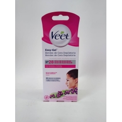 VEET BANDAS DEPILAR FACIAL EXPERT P. NORMAL 16 UNID