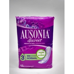 AUSONIA COMPRESA DISCREET NORMAL 14 UNID 