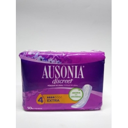 AUSONIA COMPRESA DISCREET EXTRA 10 UNID