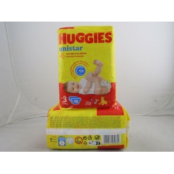 HUGGIES PAÑAL UNISTAR T 3 4-9 KG 18 UND (EX) 