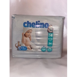 CHELINO PAÑAL 9-15 KG T-4 34 UNID