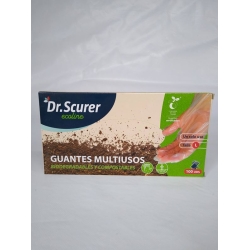 GUANTES DR. SCURER BIO/COMPOST.  T/ GRANDE PAK- 100 (L)